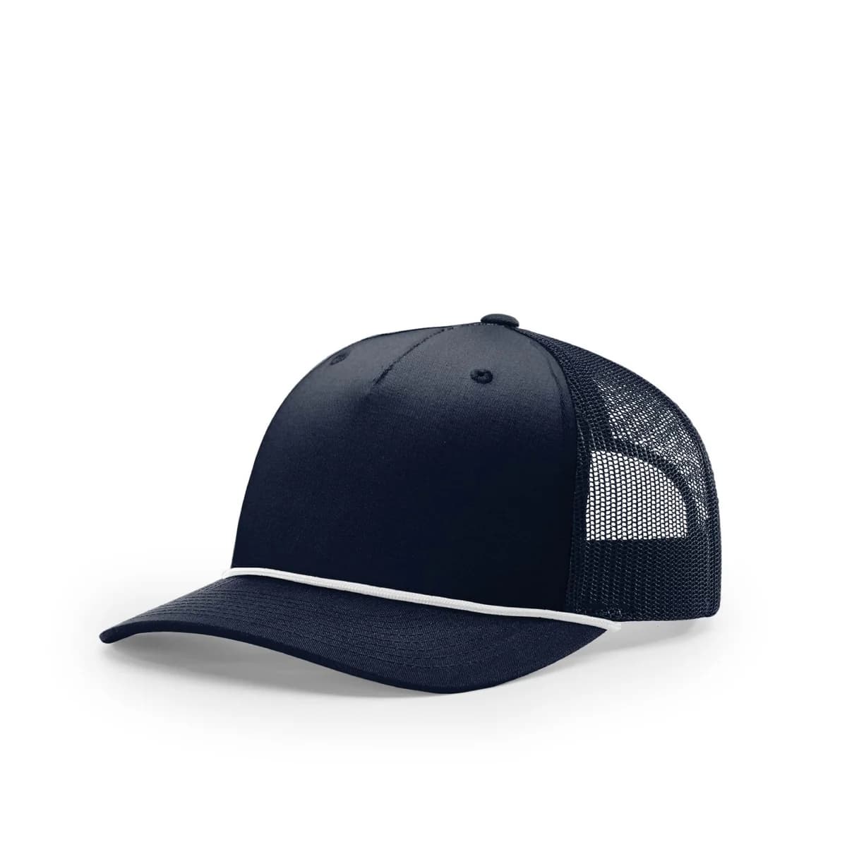 Richardson 112FPR in Navy / White authentic blank product photo - front view